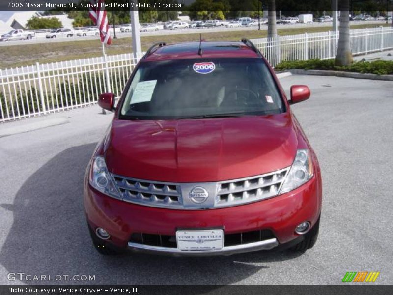 Sunset Red Pearl Metallic / Charcoal 2006 Nissan Murano SL