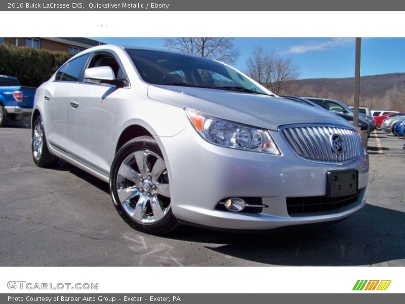 Quicksilver Metallic / Ebony 2010 Buick LaCrosse CXS