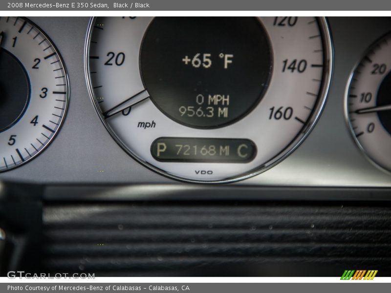 Black / Black 2008 Mercedes-Benz E 350 Sedan