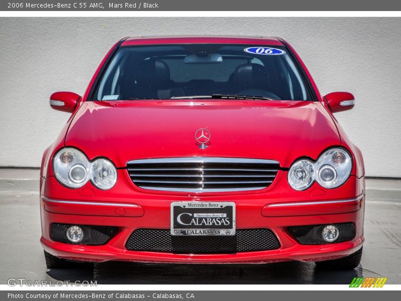Mars Red / Black 2006 Mercedes-Benz C 55 AMG