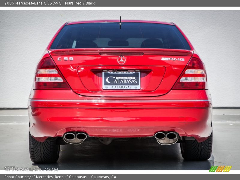 Mars Red / Black 2006 Mercedes-Benz C 55 AMG