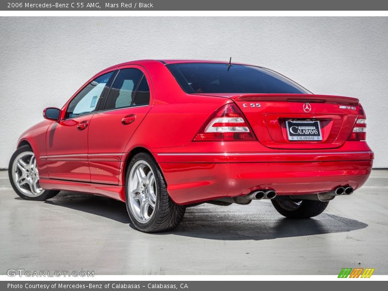Mars Red / Black 2006 Mercedes-Benz C 55 AMG