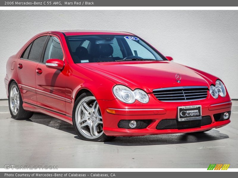 Mars Red / Black 2006 Mercedes-Benz C 55 AMG
