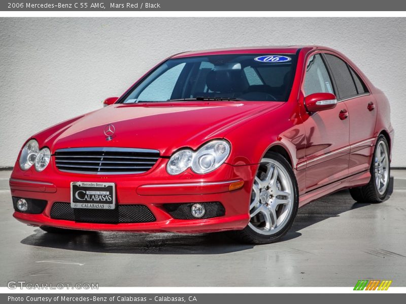 Mars Red / Black 2006 Mercedes-Benz C 55 AMG