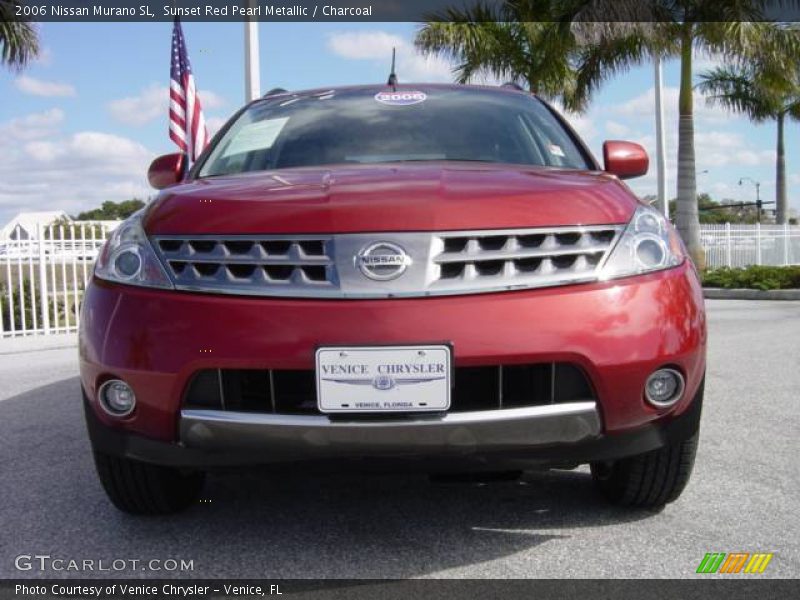 Sunset Red Pearl Metallic / Charcoal 2006 Nissan Murano SL