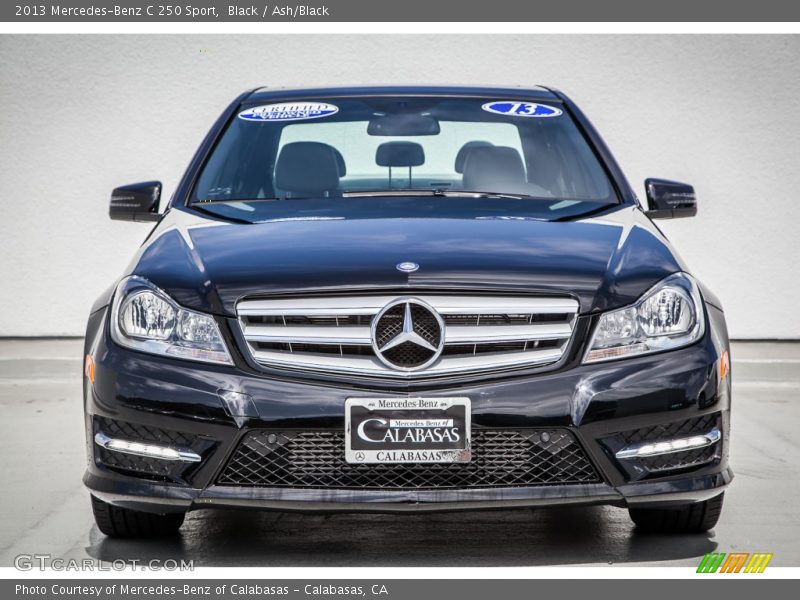 Black / Ash/Black 2013 Mercedes-Benz C 250 Sport