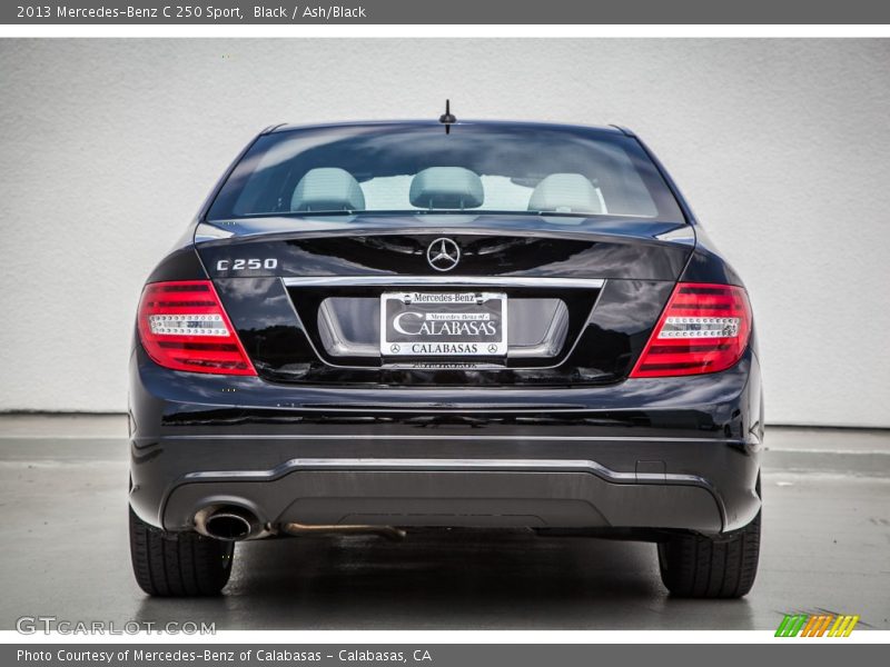 Black / Ash/Black 2013 Mercedes-Benz C 250 Sport