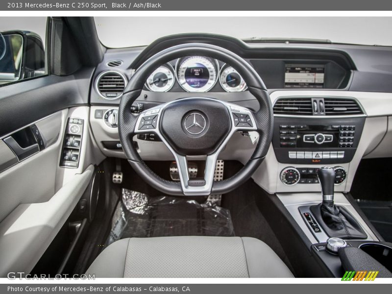 Black / Ash/Black 2013 Mercedes-Benz C 250 Sport