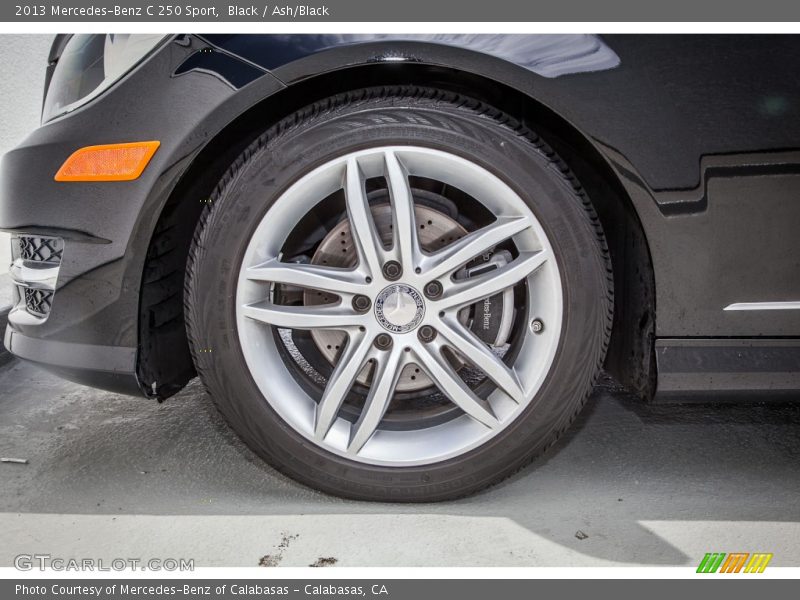 Black / Ash/Black 2013 Mercedes-Benz C 250 Sport