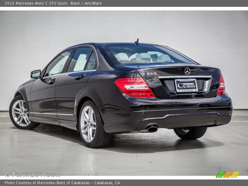 Black / Ash/Black 2013 Mercedes-Benz C 250 Sport