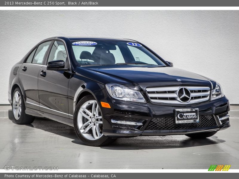 Black / Ash/Black 2013 Mercedes-Benz C 250 Sport