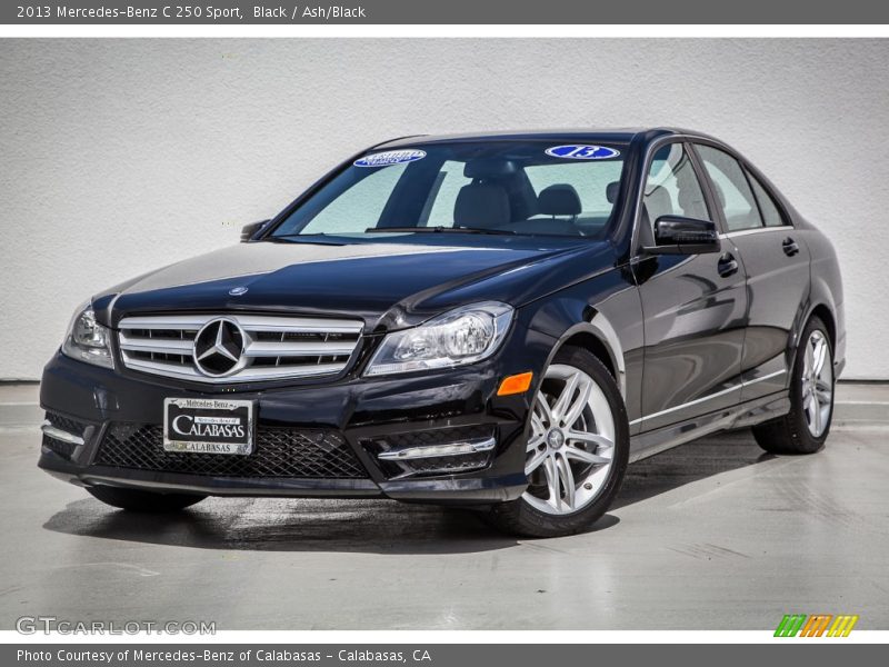 Black / Ash/Black 2013 Mercedes-Benz C 250 Sport