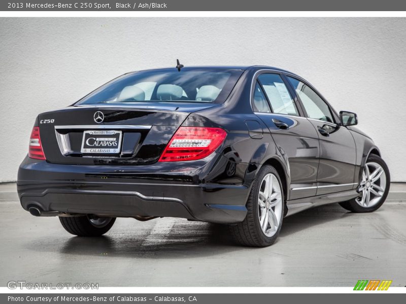 Black / Ash/Black 2013 Mercedes-Benz C 250 Sport