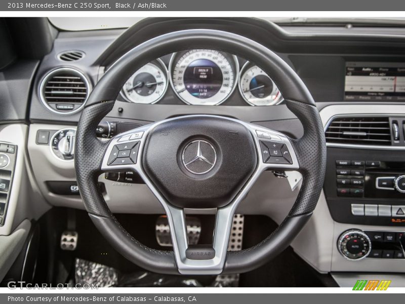 Black / Ash/Black 2013 Mercedes-Benz C 250 Sport