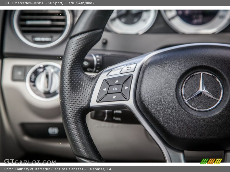 Black / Ash/Black 2013 Mercedes-Benz C 250 Sport