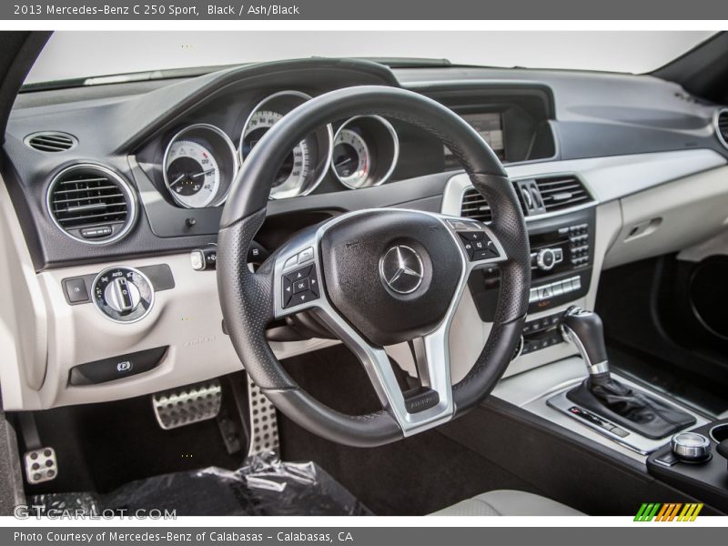 Black / Ash/Black 2013 Mercedes-Benz C 250 Sport