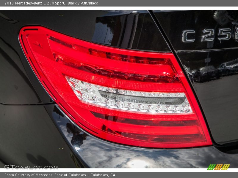 Black / Ash/Black 2013 Mercedes-Benz C 250 Sport