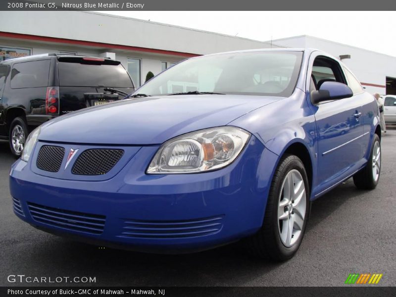 Nitrous Blue Metallic / Ebony 2008 Pontiac G5