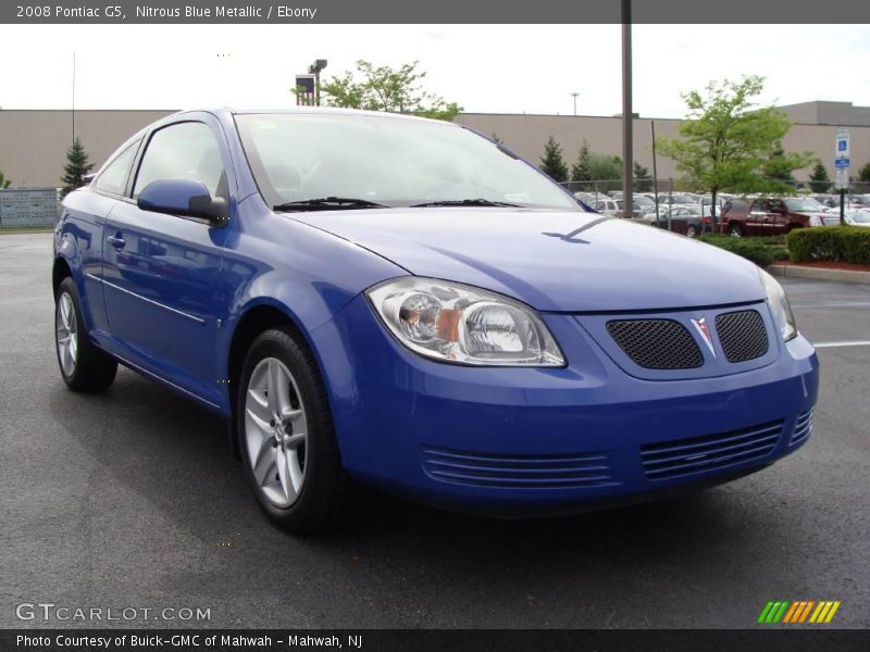 Nitrous Blue Metallic / Ebony 2008 Pontiac G5