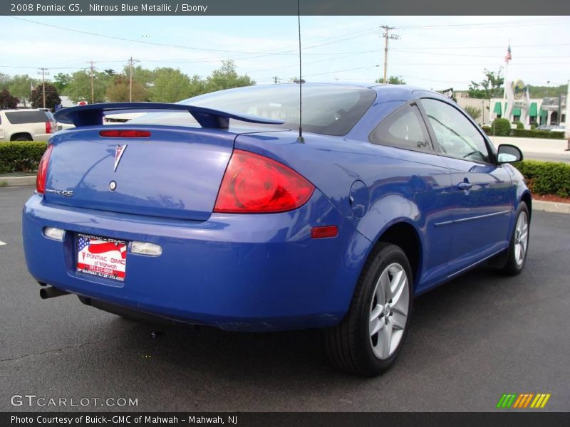 Nitrous Blue Metallic / Ebony 2008 Pontiac G5