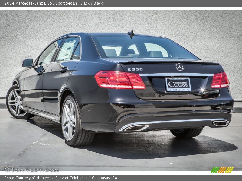 Black / Black 2014 Mercedes-Benz E 350 Sport Sedan