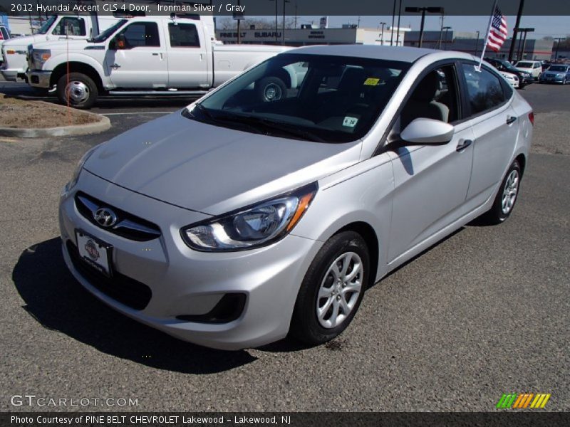 Ironman Silver / Gray 2012 Hyundai Accent GLS 4 Door