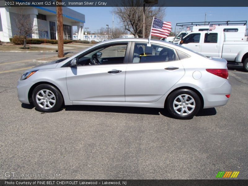 Ironman Silver / Gray 2012 Hyundai Accent GLS 4 Door