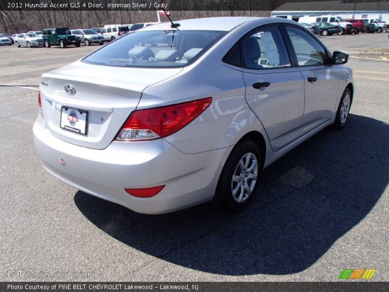 Ironman Silver / Gray 2012 Hyundai Accent GLS 4 Door