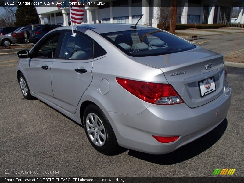 Ironman Silver / Gray 2012 Hyundai Accent GLS 4 Door