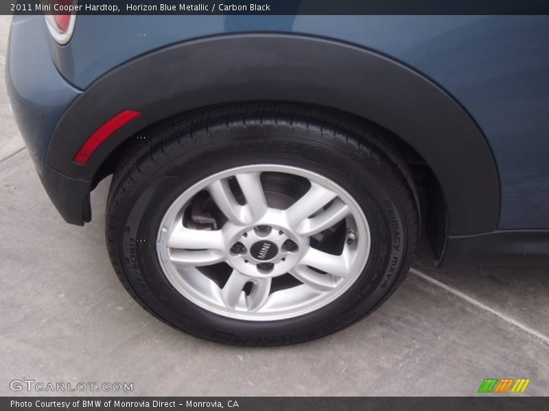 Horizon Blue Metallic / Carbon Black 2011 Mini Cooper Hardtop