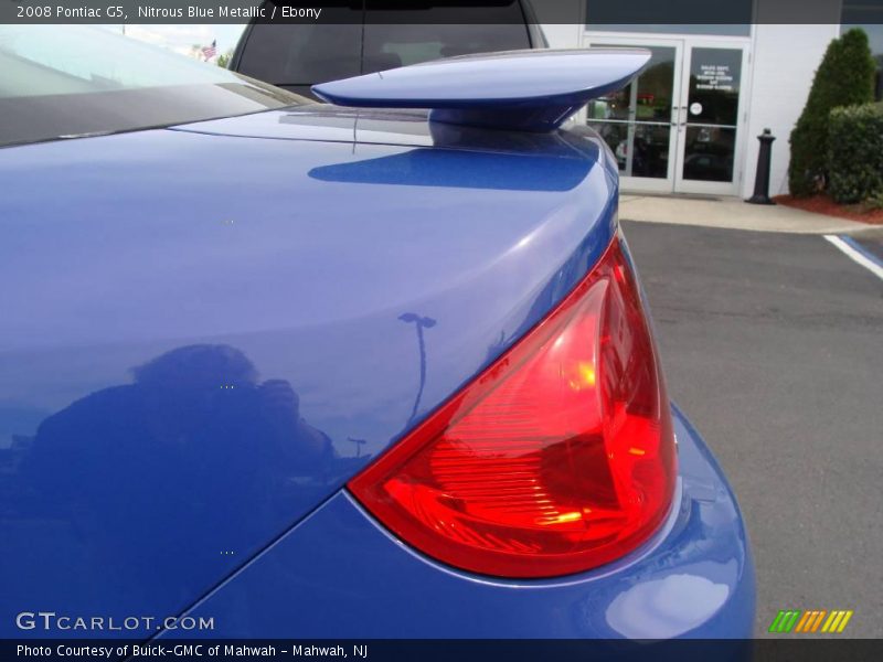 Nitrous Blue Metallic / Ebony 2008 Pontiac G5