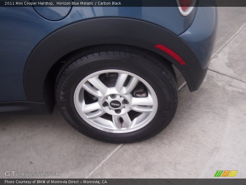 Horizon Blue Metallic / Carbon Black 2011 Mini Cooper Hardtop