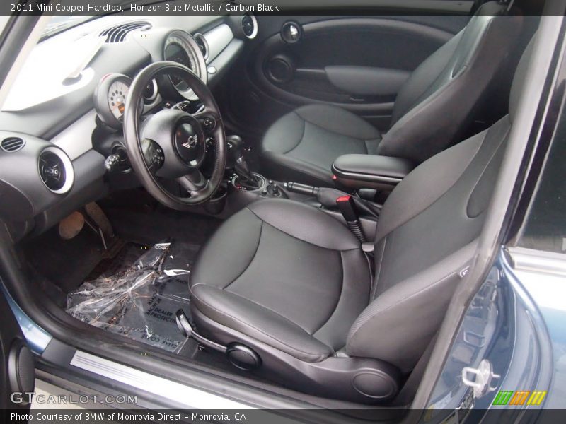 Horizon Blue Metallic / Carbon Black 2011 Mini Cooper Hardtop