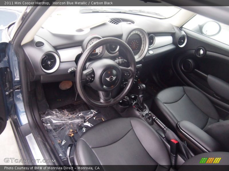 Horizon Blue Metallic / Carbon Black 2011 Mini Cooper Hardtop