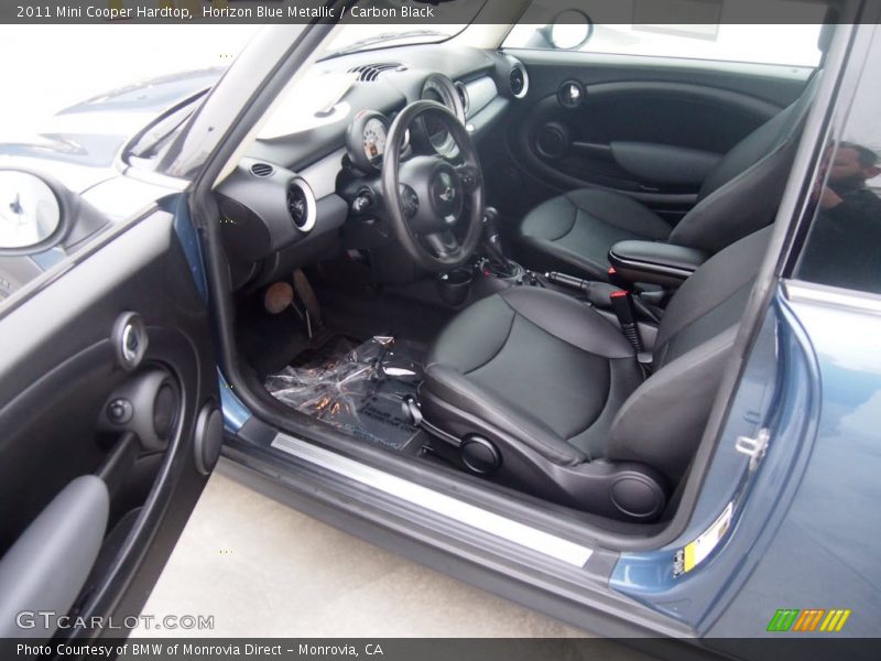 Horizon Blue Metallic / Carbon Black 2011 Mini Cooper Hardtop