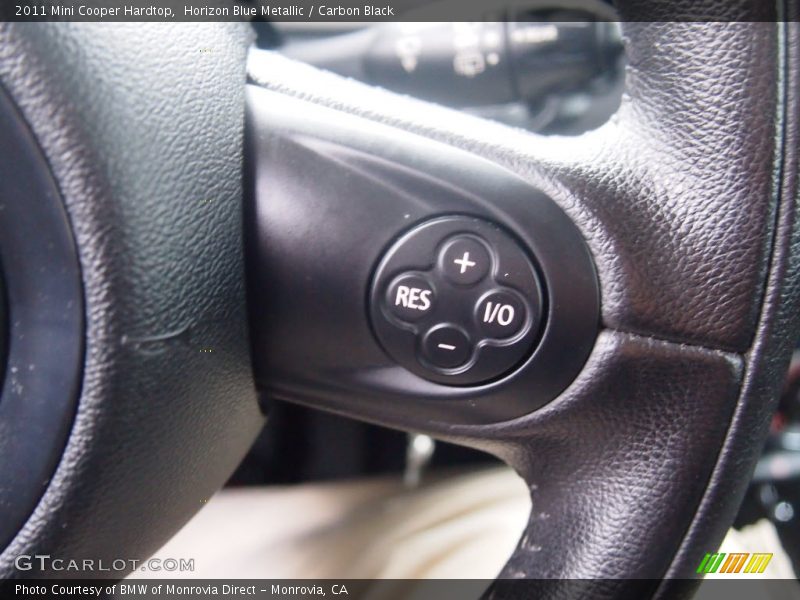 Horizon Blue Metallic / Carbon Black 2011 Mini Cooper Hardtop