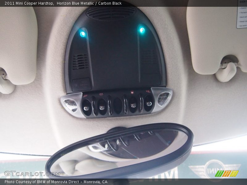 Horizon Blue Metallic / Carbon Black 2011 Mini Cooper Hardtop