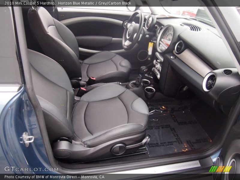 Horizon Blue Metallic / Grey/Carbon Black 2010 Mini Cooper S Hardtop