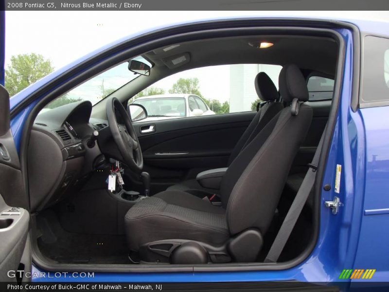 Nitrous Blue Metallic / Ebony 2008 Pontiac G5