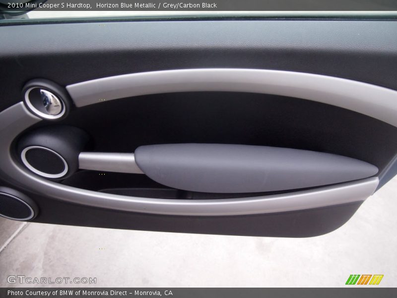 Horizon Blue Metallic / Grey/Carbon Black 2010 Mini Cooper S Hardtop