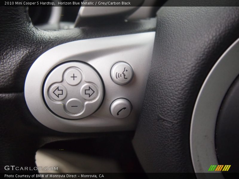 Horizon Blue Metallic / Grey/Carbon Black 2010 Mini Cooper S Hardtop