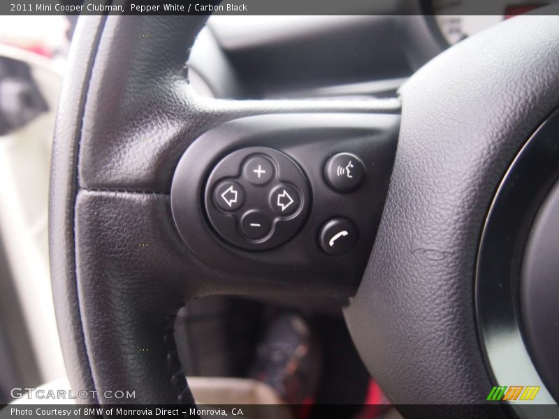 Pepper White / Carbon Black 2011 Mini Cooper Clubman