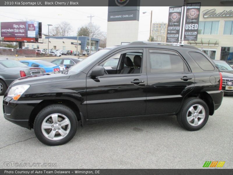 Black Cherry / Black 2010 Kia Sportage LX