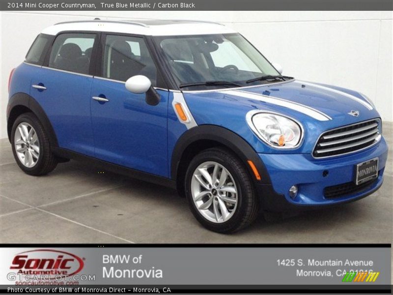 True Blue Metallic / Carbon Black 2014 Mini Cooper Countryman
