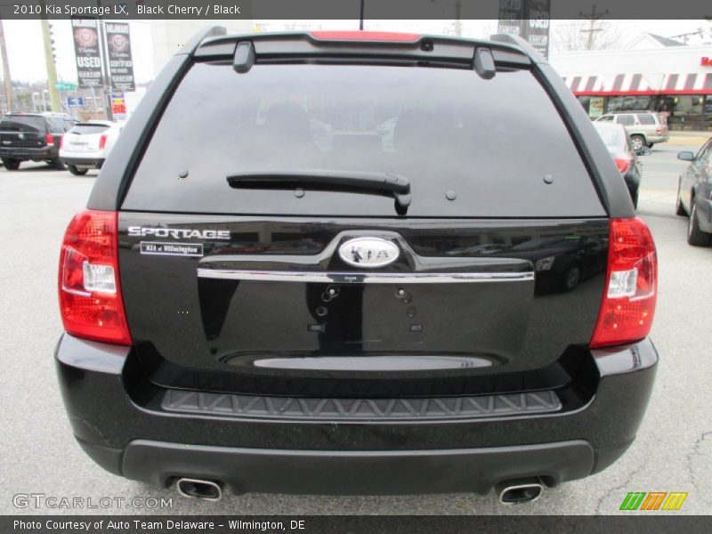 Black Cherry / Black 2010 Kia Sportage LX