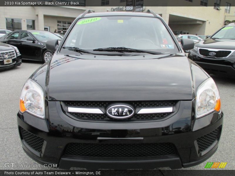 Black Cherry / Black 2010 Kia Sportage LX