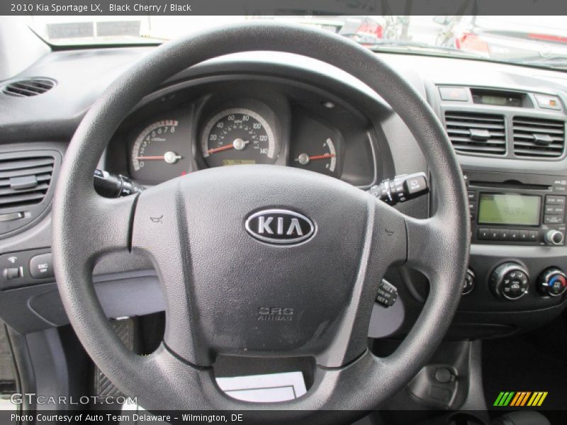 Black Cherry / Black 2010 Kia Sportage LX