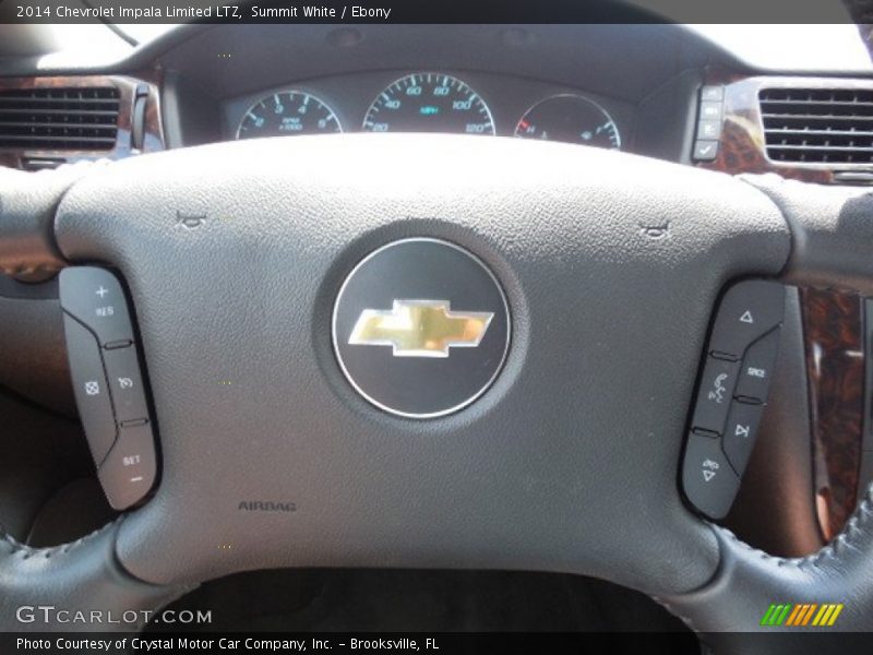 Summit White / Ebony 2014 Chevrolet Impala Limited LTZ