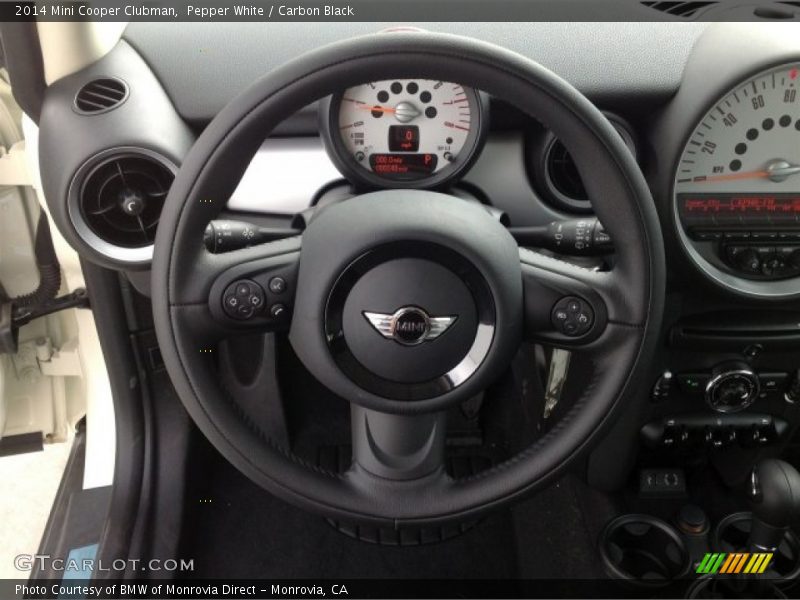 Pepper White / Carbon Black 2014 Mini Cooper Clubman