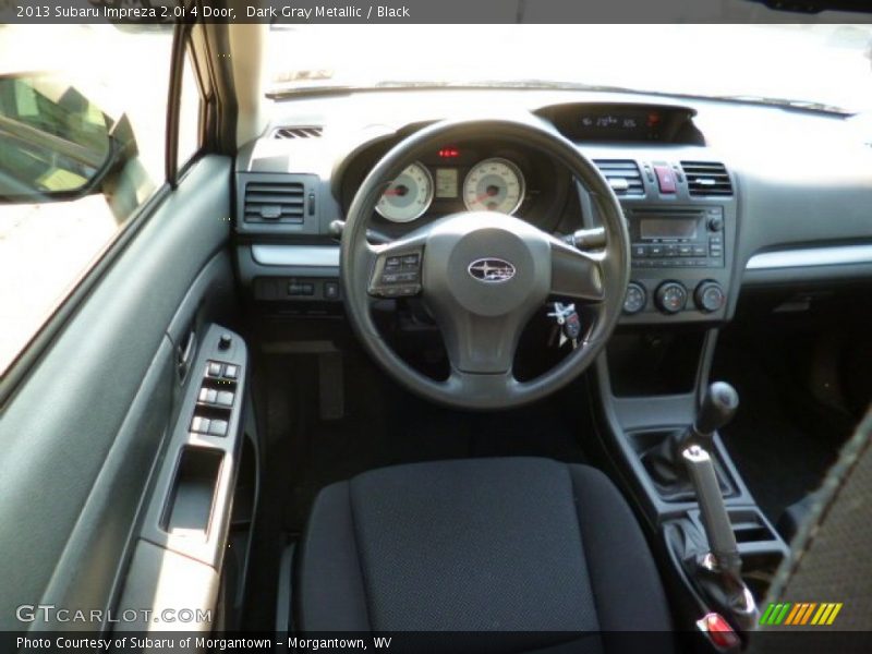 Dark Gray Metallic / Black 2013 Subaru Impreza 2.0i 4 Door